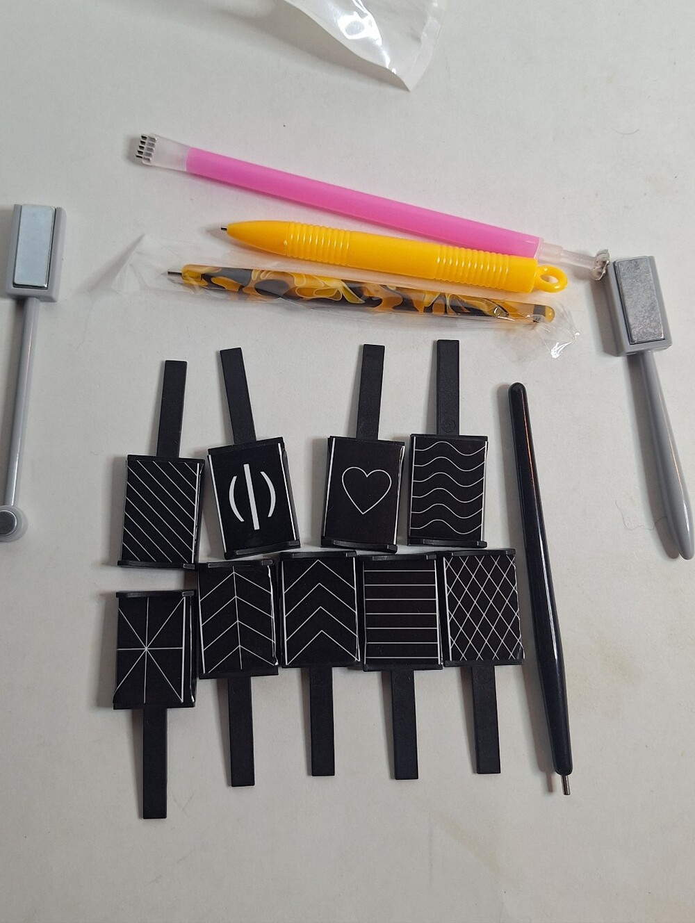 Magnet Set For Nail Art Various Shapes Cat Eye Nail Art Tools New Heart